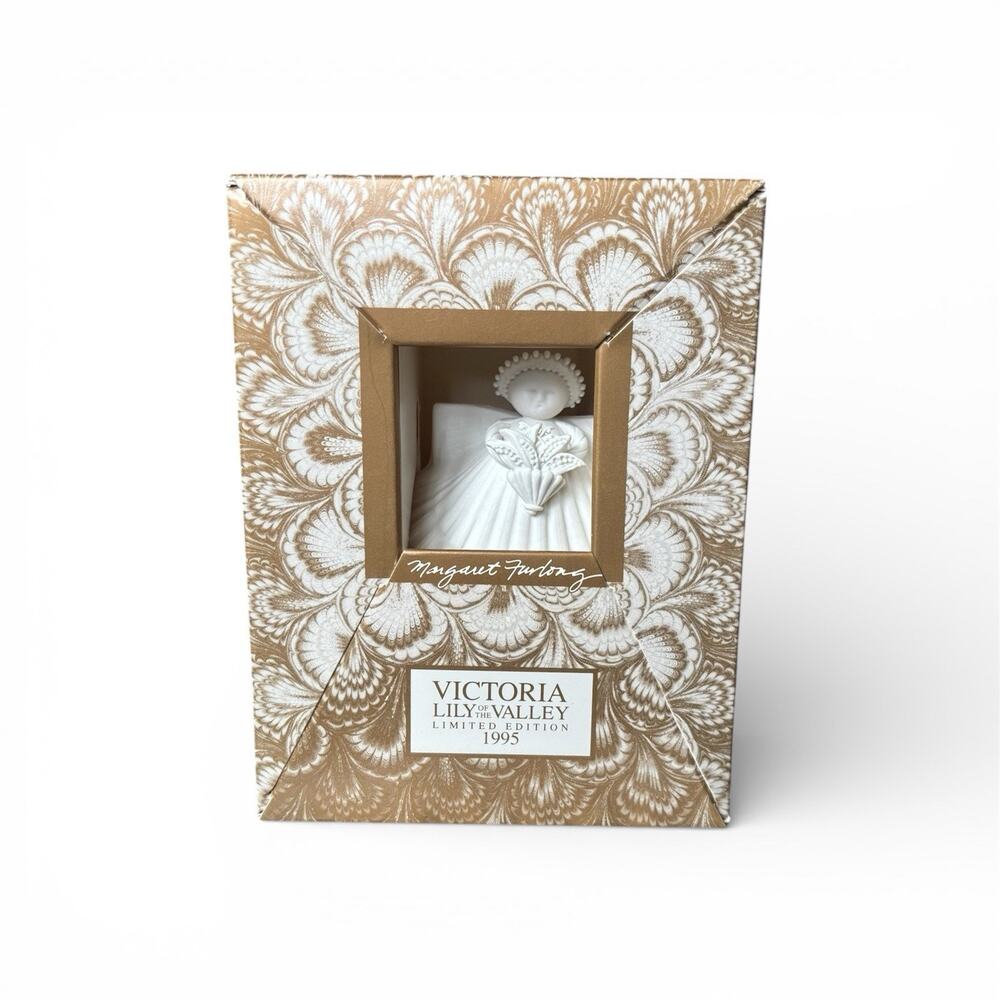 Margaret Furlong Shell Angel Ornament “Lily of the Valley” Limited Ed 1995 - CIB
